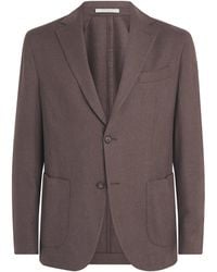 Eleventy - Silk-Cashmere Unstructured Blazer - Lyst