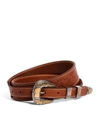 Ralph Lauren - Leather Western Belt - Lyst