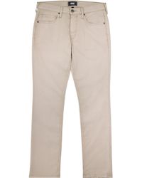 PAIGE - Cotton Federal Straight Trousers - Lyst