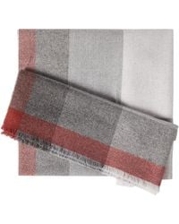 Brunello Cucinelli - Wool-Cashmere Striped Scarf - Lyst