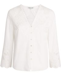 Veronica Beard - Cotton Suniva Blouse - Lyst