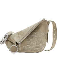 Burberry - Small Leather Embellished Knight Shoulder Bag - Lyst