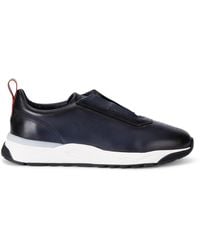 Santoni - Leather Innova Sneakers - Lyst