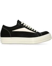 Rick Owens - Canvas Vintage Low-Top Sneakers - Lyst