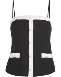 Jonathan Simkhai - Linen-Blend Eleanor Cami Top - Lyst