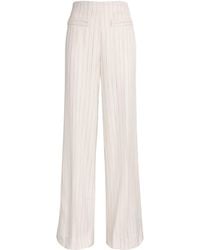 Sandro - Sequinned Stripe Trousers - Lyst