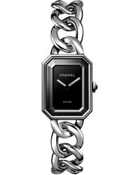 CHANEL - Large Steel Première Gourmette Chain Watch - Lyst