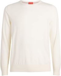 Isaia - Wool Crew-Neck Sweater - Lyst