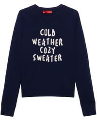 MAX&Co. - Wool-Cashmere Embroidered Sweater - Lyst