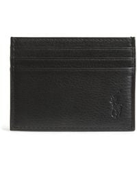 Polo Ralph Lauren - Leather Logo Card Holder - Lyst