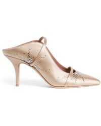 Malone Souliers - Satin Embellished Maureen Heeled Mules 70 - Lyst