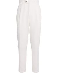 Eleventy - X Harrods Linen Tailored Trousers - Lyst