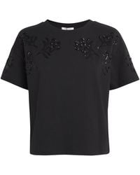 Rag & Bone - Cotton Beaded Kelly T-Shirt - Lyst