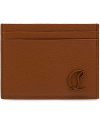 Christian Louboutin - Mooncrest Leather Card Holder - Lyst
