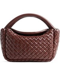 Bottega Veneta - Small Leather Cobble Top-Handle Bag - Lyst