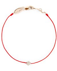 RedLine - Rose Gold And Diamond So Absolu Thread Bracelet - Lyst