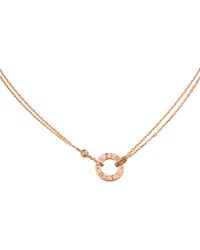 Cartier - And Diamond Love Necklace - Lyst
