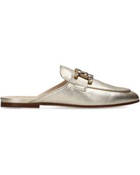 Tod's - Leather Crystal-embellished Mules - Lyst