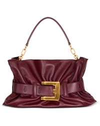 Balmain - Medium Leather Anthem Shoulder Bag - Lyst