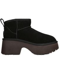 UGG - Suede Classic Ultra Mini New Heights Boots 70 - Lyst