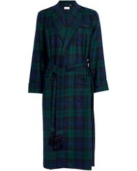 Derek Rose - Wool Tartan Robe - Lyst