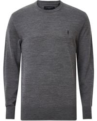 AllSaints - Merino Wool Mode Sweater - Lyst