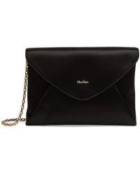 Max Mara - Satin Envelope Clutch Bag - Lyst