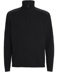 J.Lindeberg - Wool-Blend Martin Hybrid Sweater - Lyst