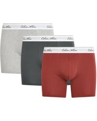 Calvin Klein - Stretch-Cotton Icon Script Trunks - Lyst