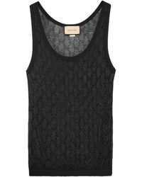 Gucci - Wool Embellished Tank Top - Lyst