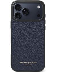 Aspinal of London - Grained Leather Iphone 17 Pro Case - Lyst