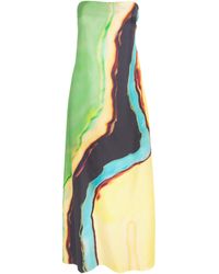 Christopher Esber - Silk Twill Aura Maxi Dress - Lyst