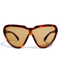 Max Mara - Wrap-around Sunglasses - Lyst