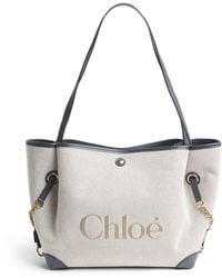 Chloé - Canvas Clover Carry Tote Bag - Lyst