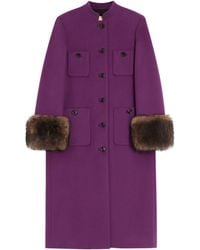Valentino - Virgin Wool-Cashmere Coat - Lyst