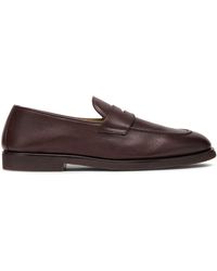 Brunello Cucinelli - Leather Penny Loafers - Lyst