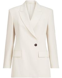 Brunello Cucinelli - Comfort Viscose Couture Twill Blazer - Lyst