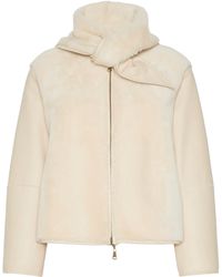 Max Mara - Shearling Coat - Lyst