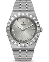 Tudor - Stainless Steel And Diamond Royal Watch - Lyst