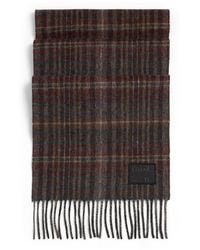 Paul Smith - Merino Wool Check Scarf - Lyst