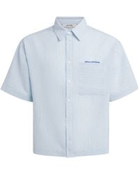 About Blank - Seersucker Embroidered Shirt - Lyst