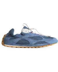 Bottega Veneta - Suede-Trim Orbit Flash Sneakers - Lyst