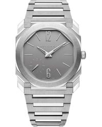 BVLGARI - Titanium Octo Finissimo Automatic Watch - Lyst