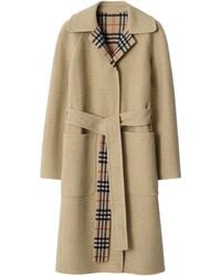 Burberry - Reversible Belted Coat - Lyst