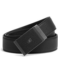 dunhill - Grained Leather Belt - Lyst