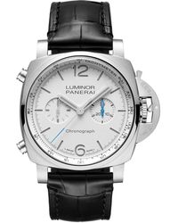 Panerai - Stainless Steel Luminor Chrono Watch - Lyst