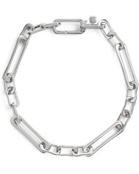 Monica Vinader - Sterling Alta Duo Chain Bracelet - Lyst