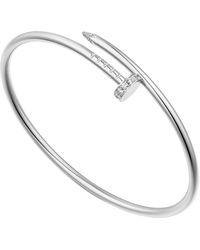 Cartier - And Diamond Juste Un Clou Bracelet - Lyst