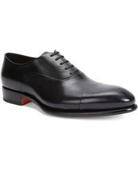 Santoni - Leather Carter Oxford Shoes - Lyst