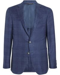 Canali - Wool-Silk-Linen Kei Blazer - Lyst